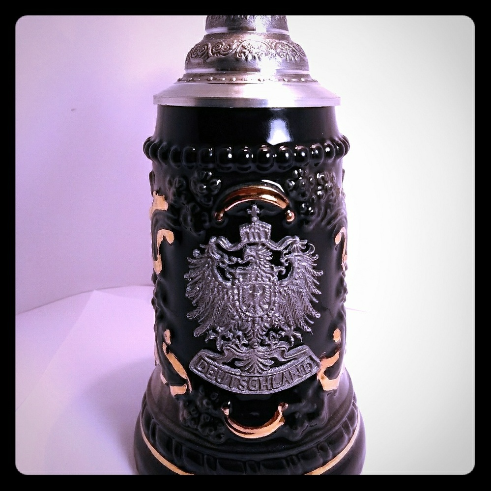 New Coat of Arms Black Lozenge German Beer Stein